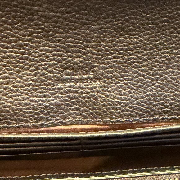 CHLOE Paraty Continental Wallet Women’s Long Wallet Black Leather - Picture 6 of 11